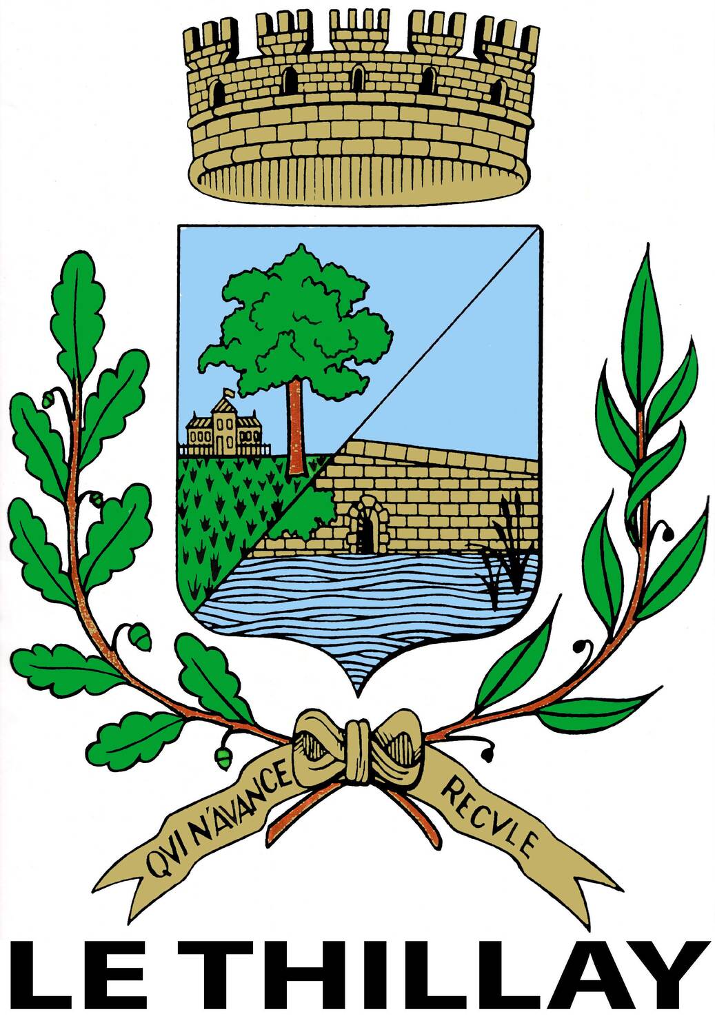 Logo de la mairie de Le thillay